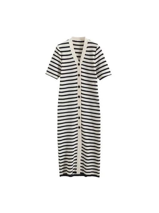 TRAF  Summer Women Long Shirt Dress Summer Office Midi Dresses for Women Short Sleeve Female Dress