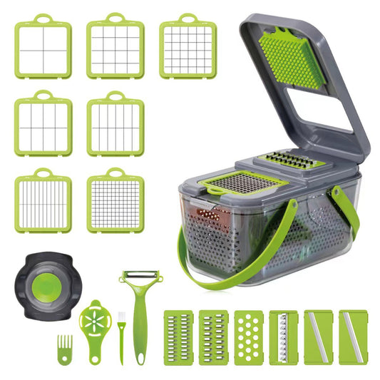 Kitchen Chopper Multi Function Chopper 22 Piece Chopper Storm Chopper Chopper Storage Box